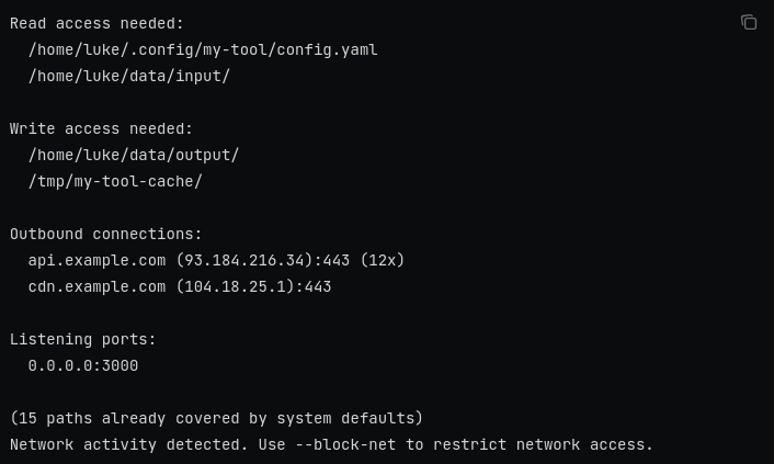 nono learn output