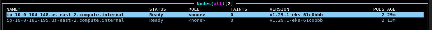 Nodes are ready